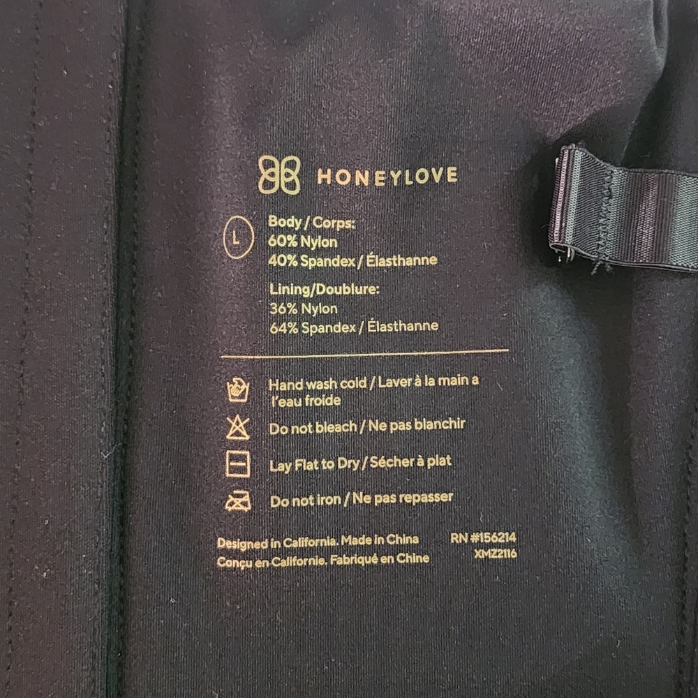 Honeylove Black WaistHero Cincher Band Corset Size Large L - Picture 4 of 11